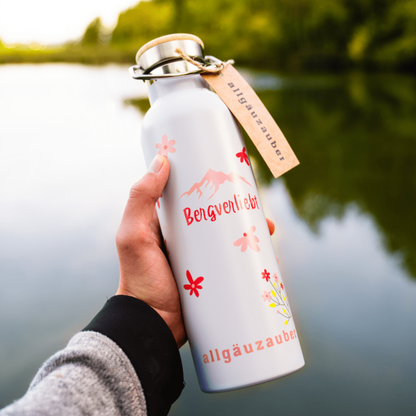 Bergverliebt - Geschenkset Thermosflasche & Brotzeitbox