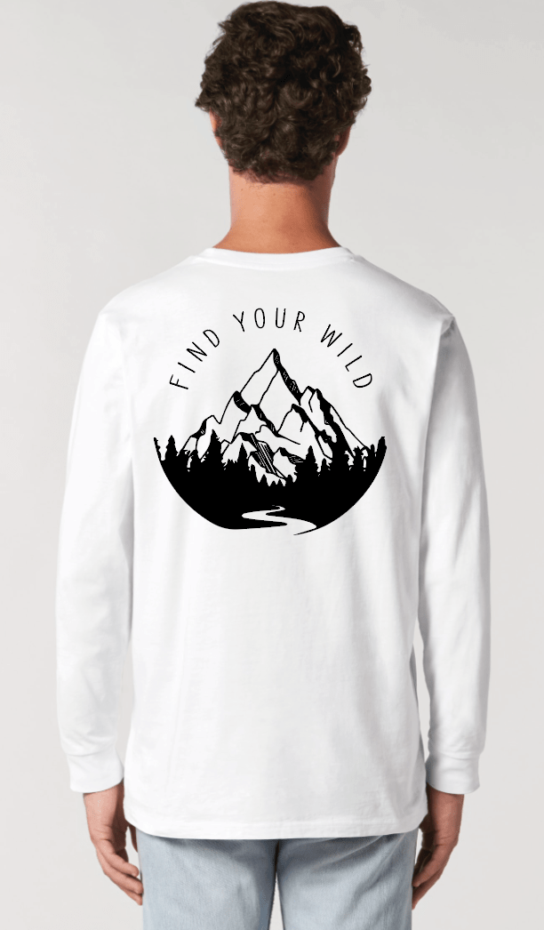 Find your wild - Bio Baumwoll Shirt Herren weiß