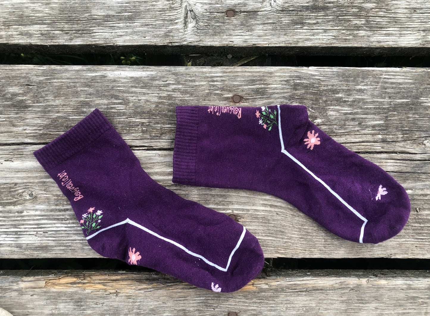 Bergverliebt - Socken lila Damen