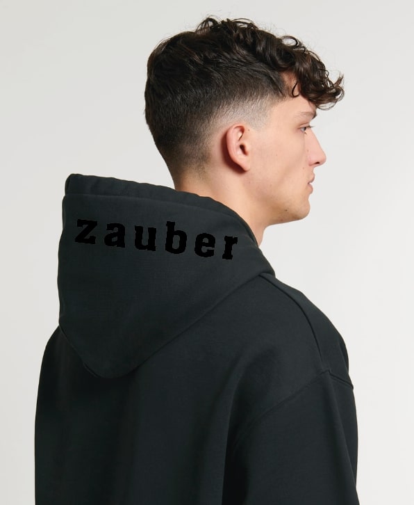 Draussen daheim - Heavy-Hoodie Herren schwarz