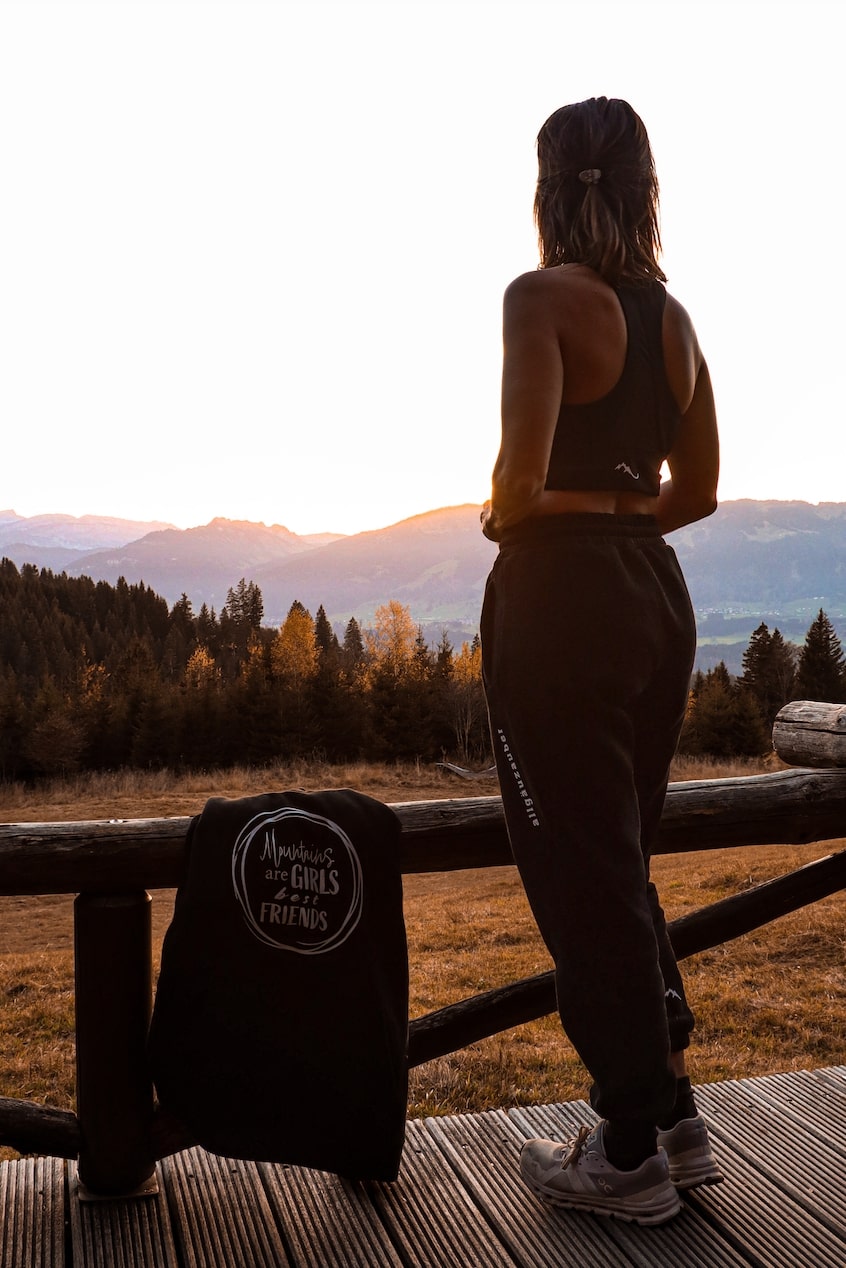 Draussen daheim - Jogger Damen schwarz