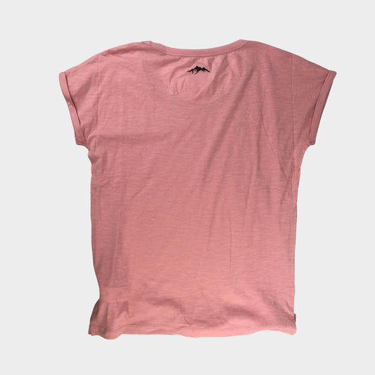 Draussen daheim - Oversize Freizeit Shirt Damen pink-mix