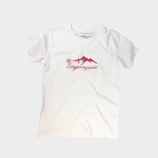 Bergprinzessin - Bio Baumwoll Shirt Kids weiß