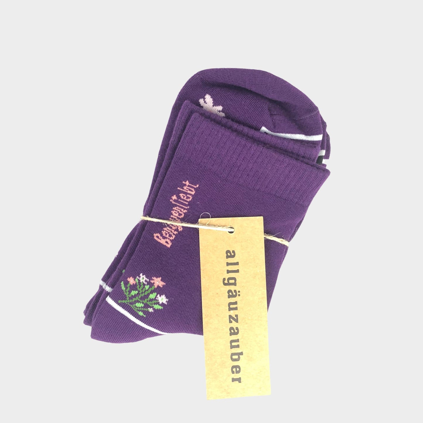 Bergverliebt - Socken lila Damen